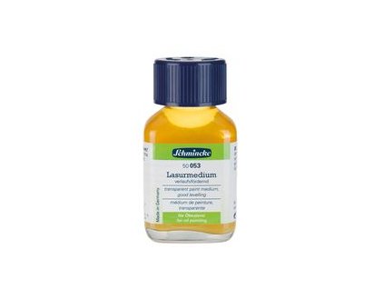 50 053 Schmincke Lazúrne transparentné médium pre olejomaľbu, 60 ml