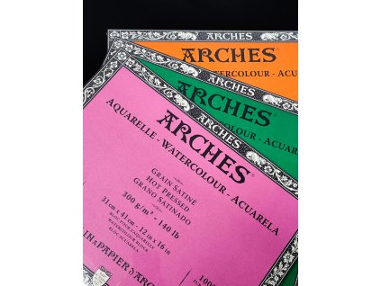 ARCHES® Aquarelle bloky 20 listov, 31x41cm, 300g/m2