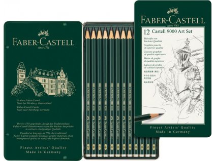Grafitové ceruzky Faber-Castell 9000 Art set