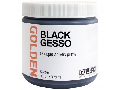 Golden black gesso 237ml /3560