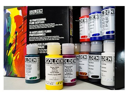 Golden Fluid mixing set 10x30ml Nr. 928