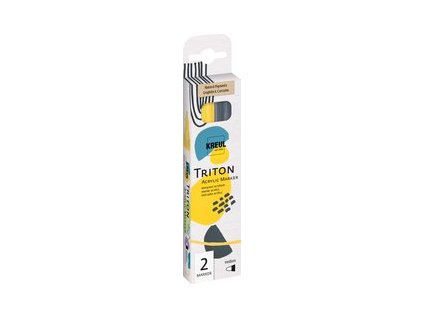 Triton acrylic marker medium set 2ks natural pigments /curcuma,graphite 17895