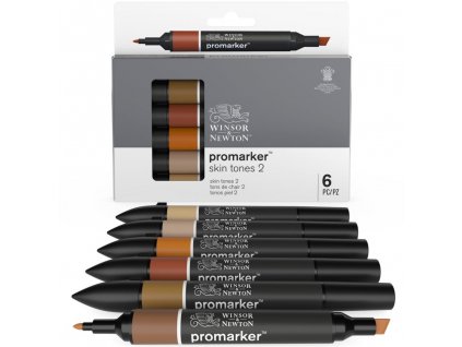 W&N Promarker set /6 Skin tones
