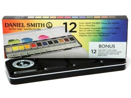 Daniel Smith sada 12ks akvarelových barev