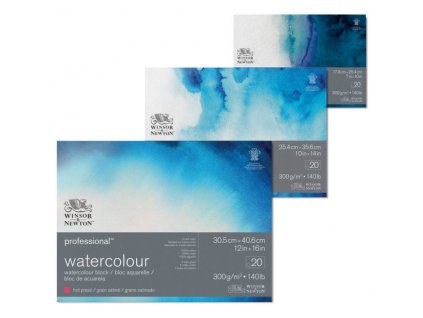 W&N Professional watercolour paper 20listov, 300g, blok