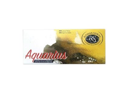 roman szmal aquarius watercolour cardboard box set of 5 pans