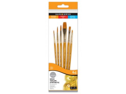 216920600 daler rowney gold taklon synthetic brush set 6 pack 1