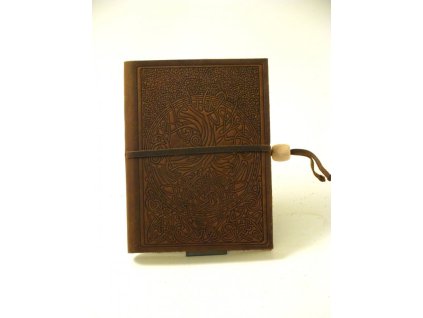 q4cvm ct calves leather sketchbook with long lace closure 16 5 x 12 cm celtic tree