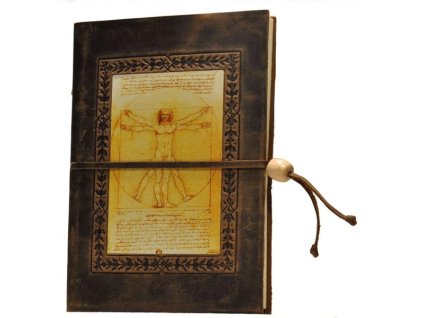 q6cvm 852 calves leather sketchbook leonardo da vinci