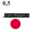 Grafitové tuhy 0,5mm červené 9085/R 12ks