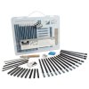 rset art3105 rl clear case sketching set 3105 34 pack