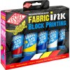 fabia5 essdee fabric block printing ink primary colours pack 5 x 100 ml
