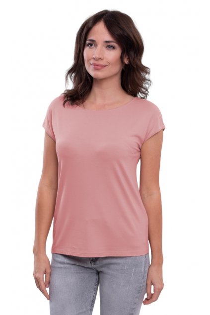 Dámská halenka se širokými ramínky, 103536 62, růžová (Velikost XXXL-8)