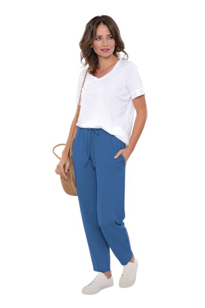 Dámské kalhoty, 1N104 375, modrá (Velikost 38)