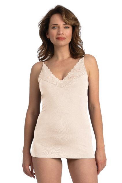 Dámský top, 102102 470, béžová (Velikost XL)