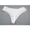 Dámská tanga, 10021 1, bílá (Velikost S)