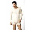 Pánský nátělník s dlouhým rukávem, 2R2003 3, smetanová (Velikost L)