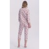 Dámské pyžamo s 3/4 rukávem, 104793 195, béžová (Velikost M)