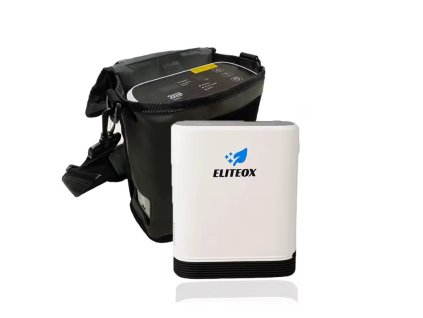 ELITEOX, hordozható, akkumulátoros oxigén koncentrátor, 5L, 93%, 4 óra, 2.2 kg