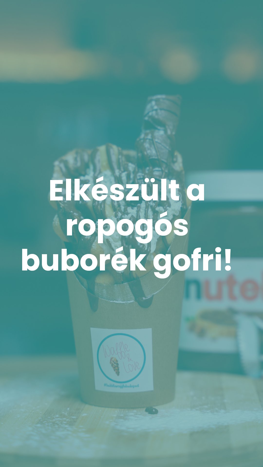 Így készül a gofri tészta!