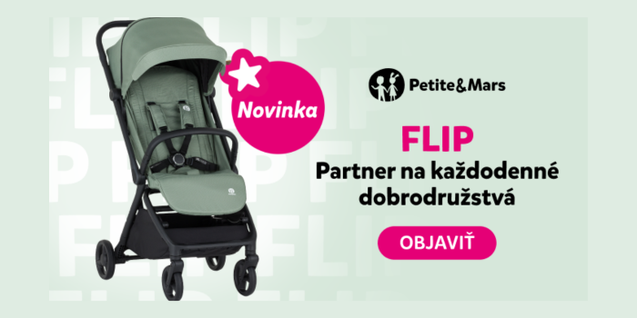 PETITE&MARS Kočík Flip mobil