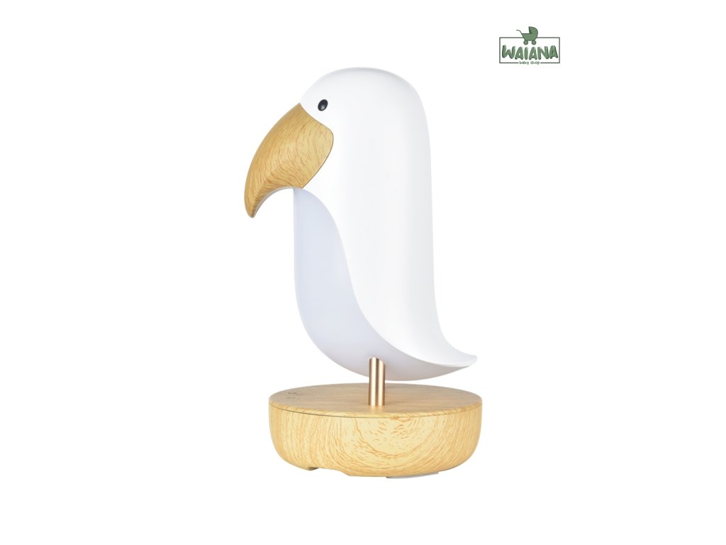 Detská lampa s bluetooth reproduktorom Vtáčik Biely