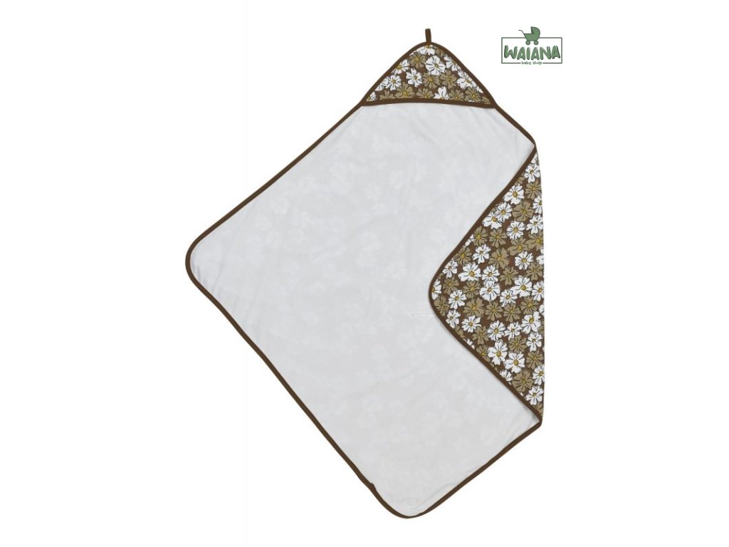 517086 Meyco badcape vintage flower taupe 800x800