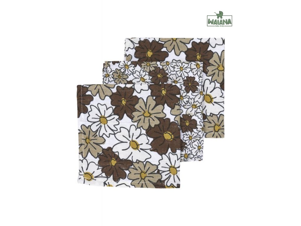 457086 Meyco mondoekjes vintage flower taupe 800x800