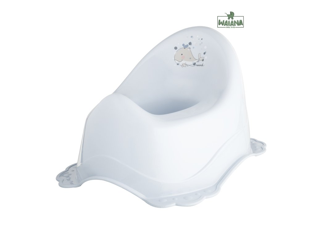 MALTEX Nočník protišmykový Veľrybka Minimal - satin blue