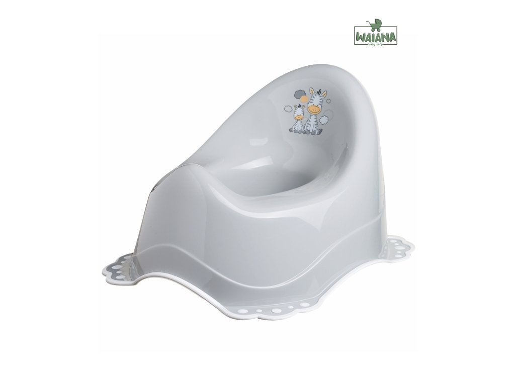 MALTEX Nočník protišmykový Zebra - grey