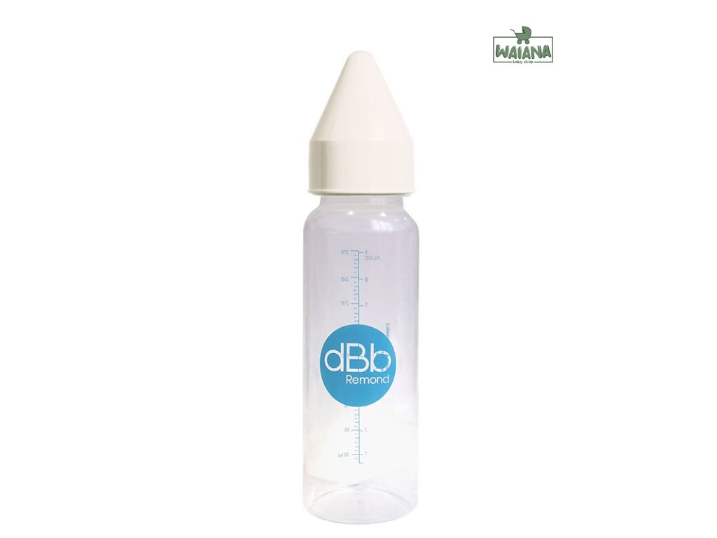 dBb Remond Dbb dojčenská fľaša PP 270 Ml, Cumlík Nn Kaučuk, White