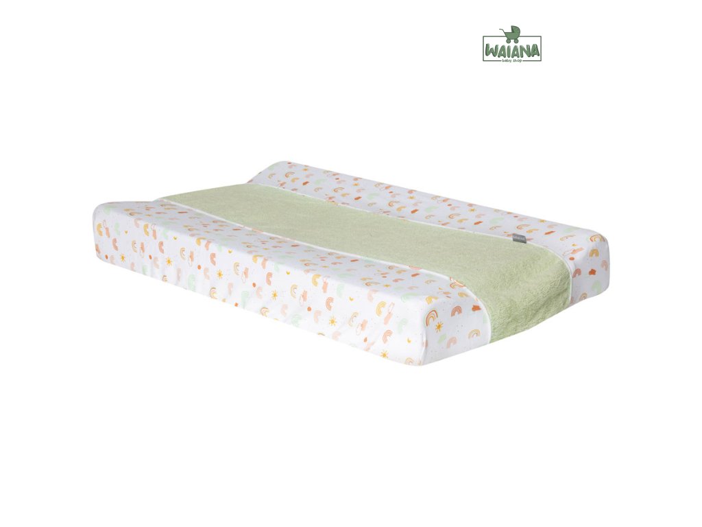 Bebe-Jou Froté návlek na malú podložku Bébé-Jou Rainbow Sky, 72x44cm