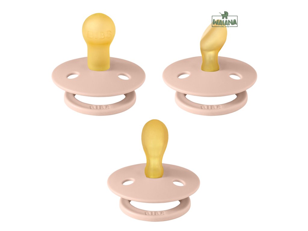 BIBS Colour TRY IT 3-balenie,Blush