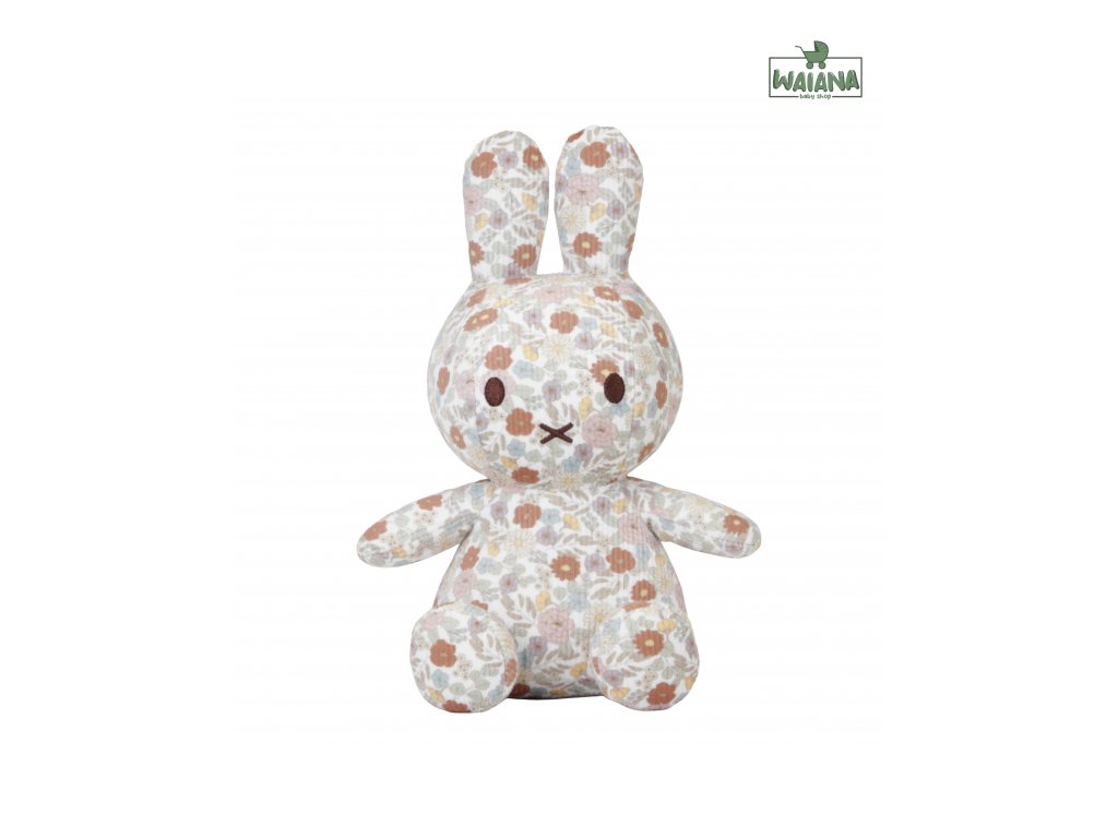 Králiček Miffy textilný Vintage Kvety 25 cm