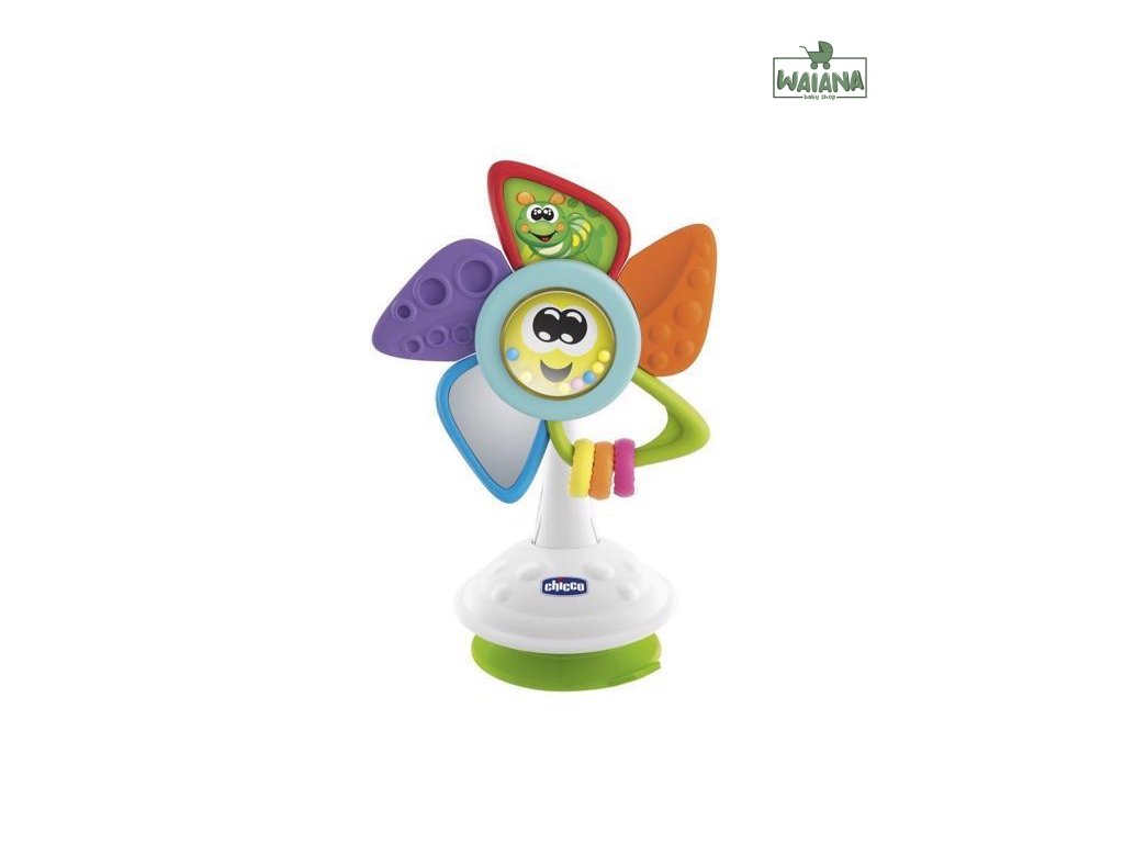 CHICCO Hračka na jedálenskú stoličku Will veterný mlyn 6m+