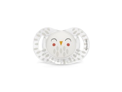 SUAVINEX | Cumlík fyziologický BONHOMIA +18 m SOVIČKA - ružová