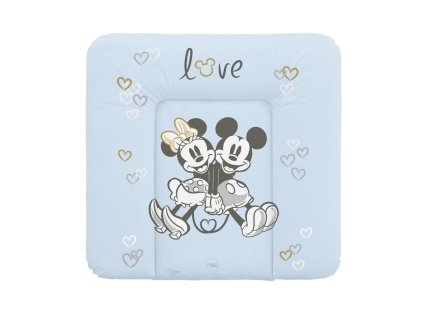 CEBA Podložka prebaľovacia mäkká na komodu (75x72) Disney Minnie & Mickey Blue