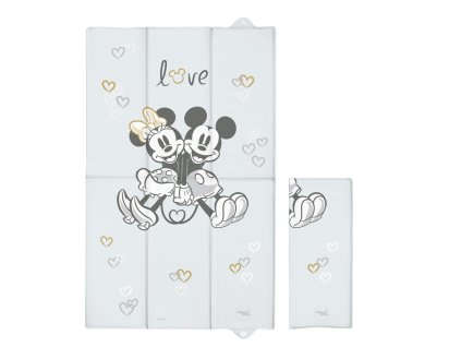 CEBA Podložka prebaľovacia cestovná (50x80) Disney Minnie & Mickey Grey