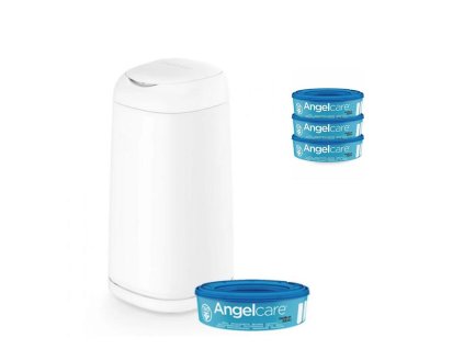 ANGELCARE Kôš na plienky Dress Up + 1 kazeta + náhradné kazety 3 ks