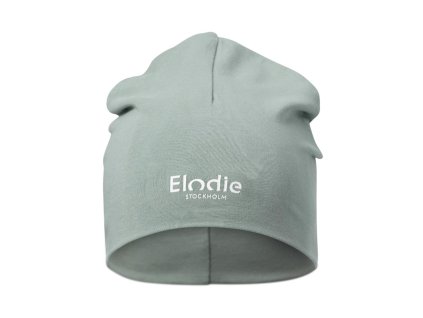 Bavlnená čiapka - Pebble Green 0-6 m