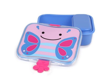 SKIP HOP Zoo Krabička na desiatu 700 ml Motýlik 3r+