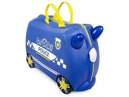 TRUNKI Kufrík cestovný odrážadlo Policajné auto 3r+ 1