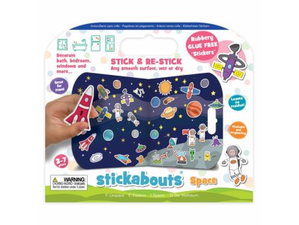YOOKIDOO FIESTA CRAFTS ZÁBAVNÉ PRELEPKY VESMÍR 1