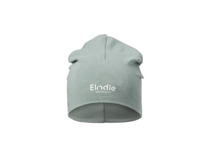 Bavlnená čiapka - Pebble Green 6-12m
