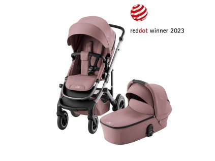 Set kočík Smile 5Z + hlboká korba, Dusty Rose