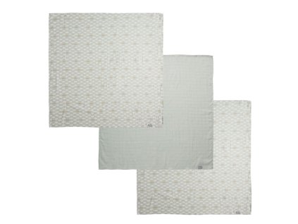 Bebe-Jou Mušelínová plienka 70x70 cm set 3ks Riverside