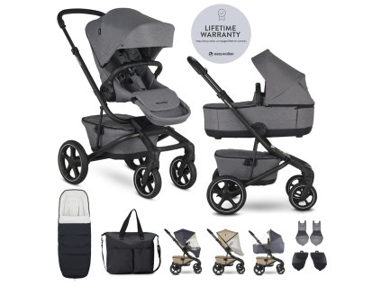 EASYWALKER Kočík kombinovaný Jimmey Iris Grey XXL RWS