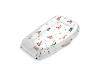 KLUPS Hniezdo pre bábätká Velvet Cars 80x45cm