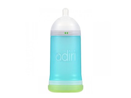ADIRI Kojenecká láhev  NxGen Nurser, Pomalý průtok, 3-6 měsíců, modrá