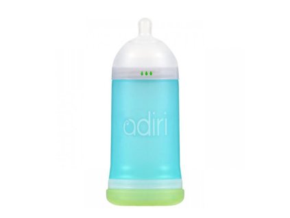 ADIRI Kojenecká láhev  NxGen Nurser, Střední průtok, 6-9 měsíců, modrá